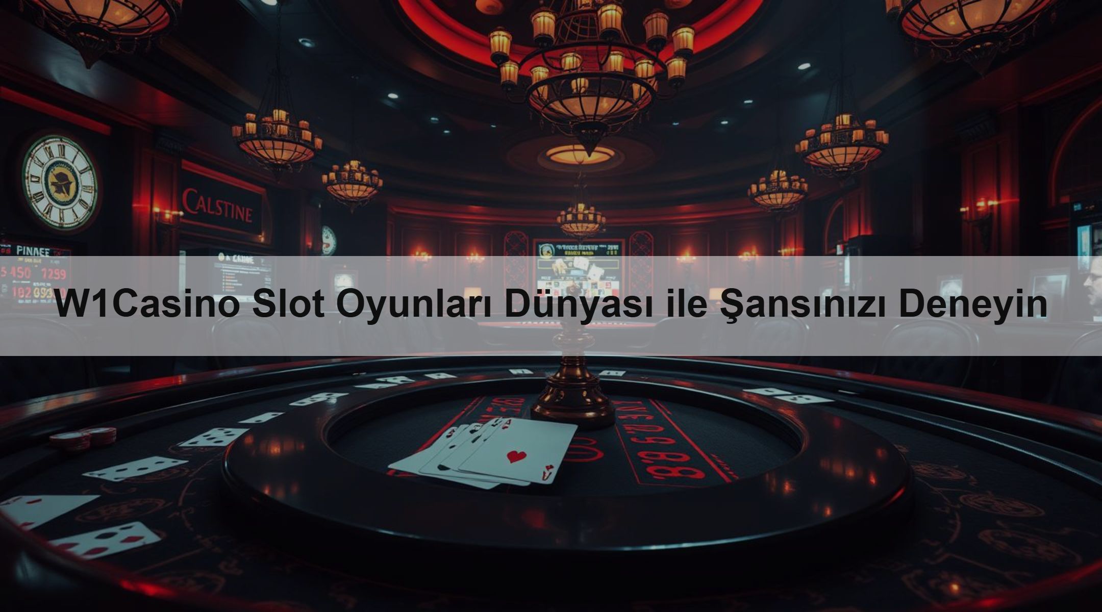 W1Casino Slot Oyunları Dünyası ile Şansınızı Deneyin